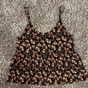 American Eagle Outfitters Soft & Sexy Babydoll Floral Tank